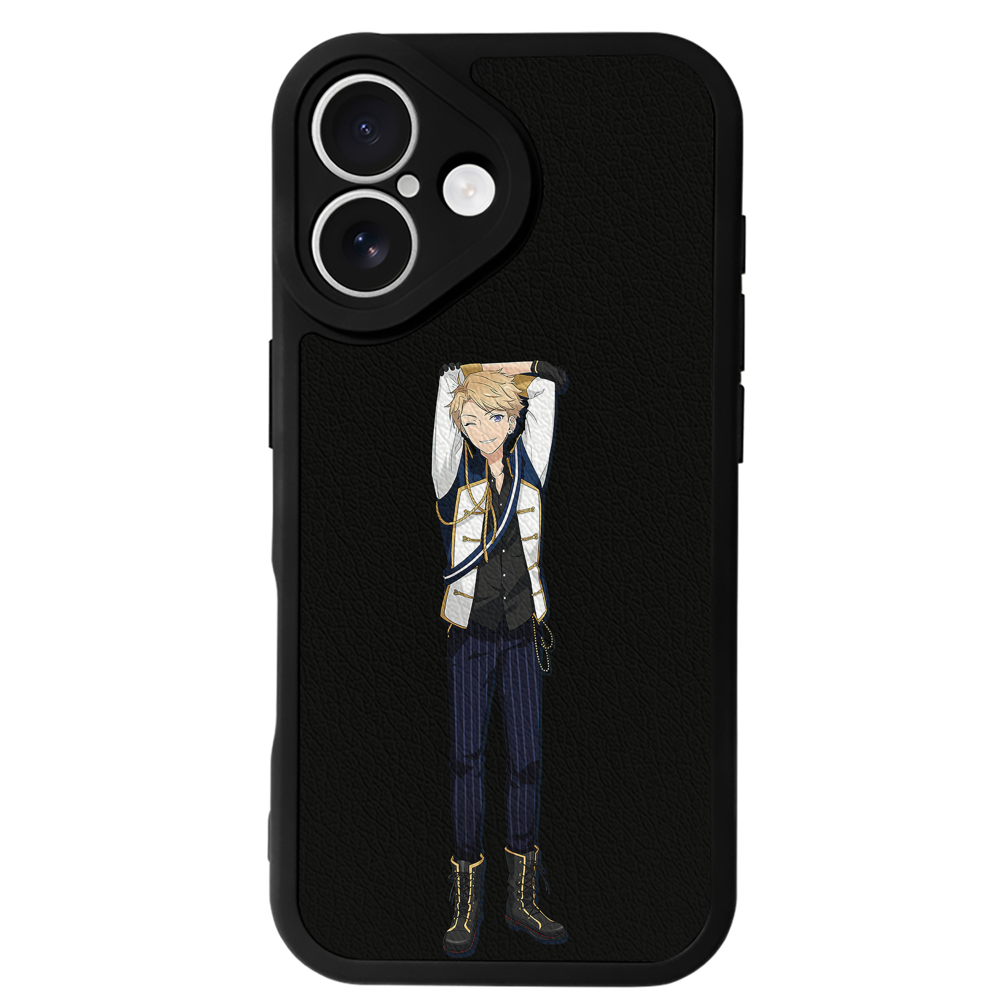 （画像用） あんさんぶるスターズ! Ensemble Stars 【iPhone 16シリーズ対応】シリコンスマホケース（レザー調） 材質：シリコン
